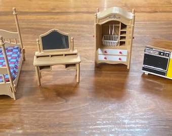 Vintage Tomy Dollhouse Furniture