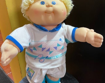1990 Cabbage Patch Pro Tennis 15” Boy
