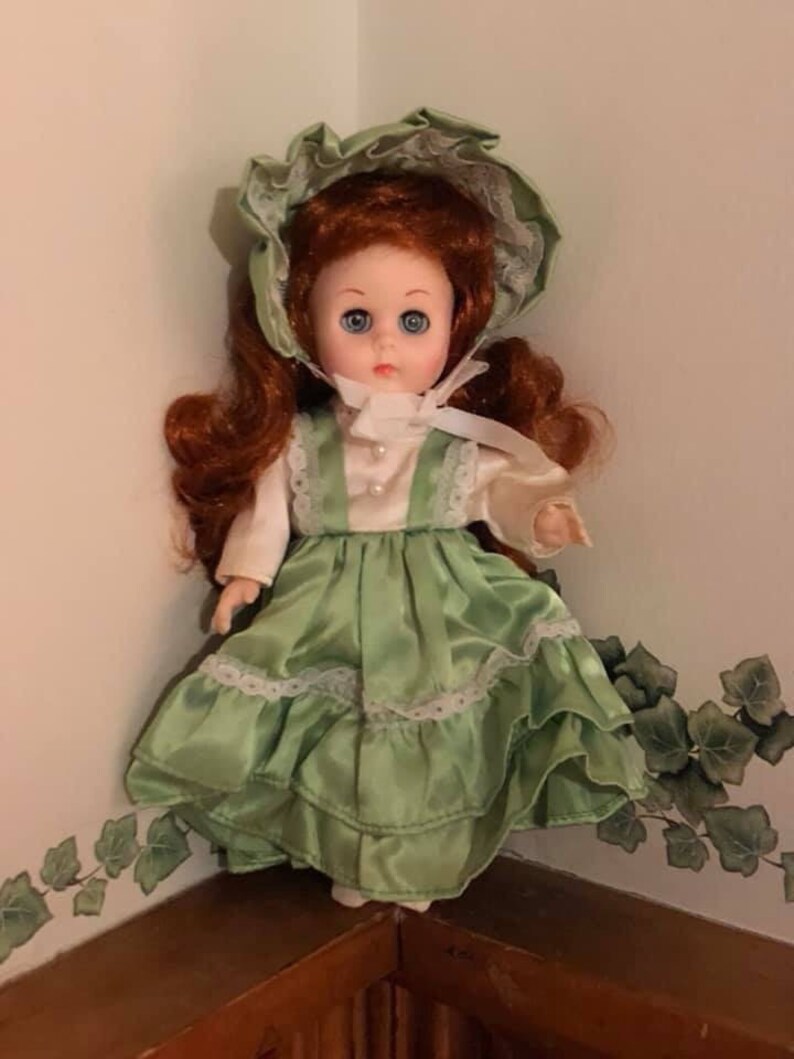 doll with red curly hair