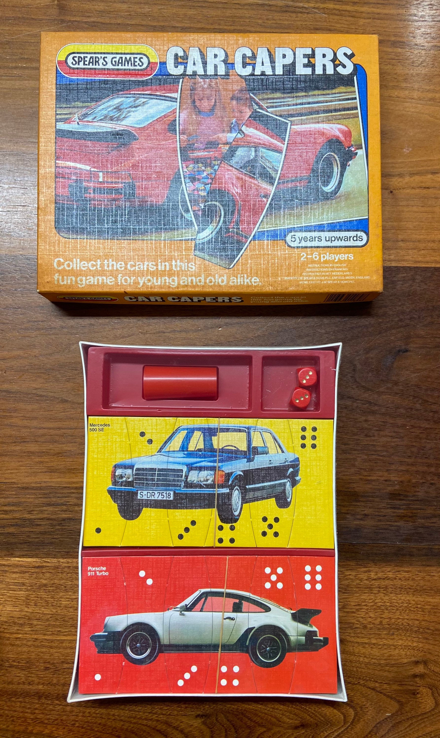 1984 Car Capers by Spears Games SEALED