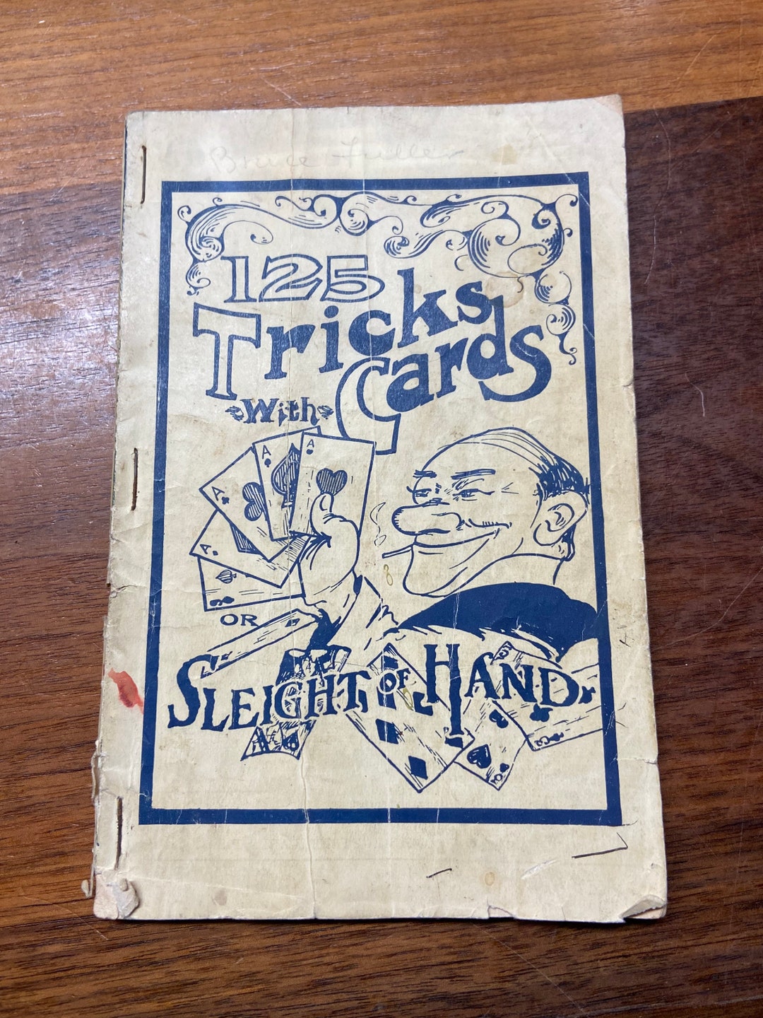 Vintage 125 Tricks With Cards Sleight of Hand Book - Etsy
