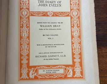 1901 The Diary of John Evelyn Volume 1