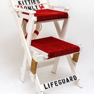 Lifeguard chair cat tower 22 w X 27 d X 42 h image 7