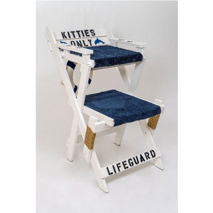 Lifeguard chair cat tower 22 w X 27 d X 42 h image 1