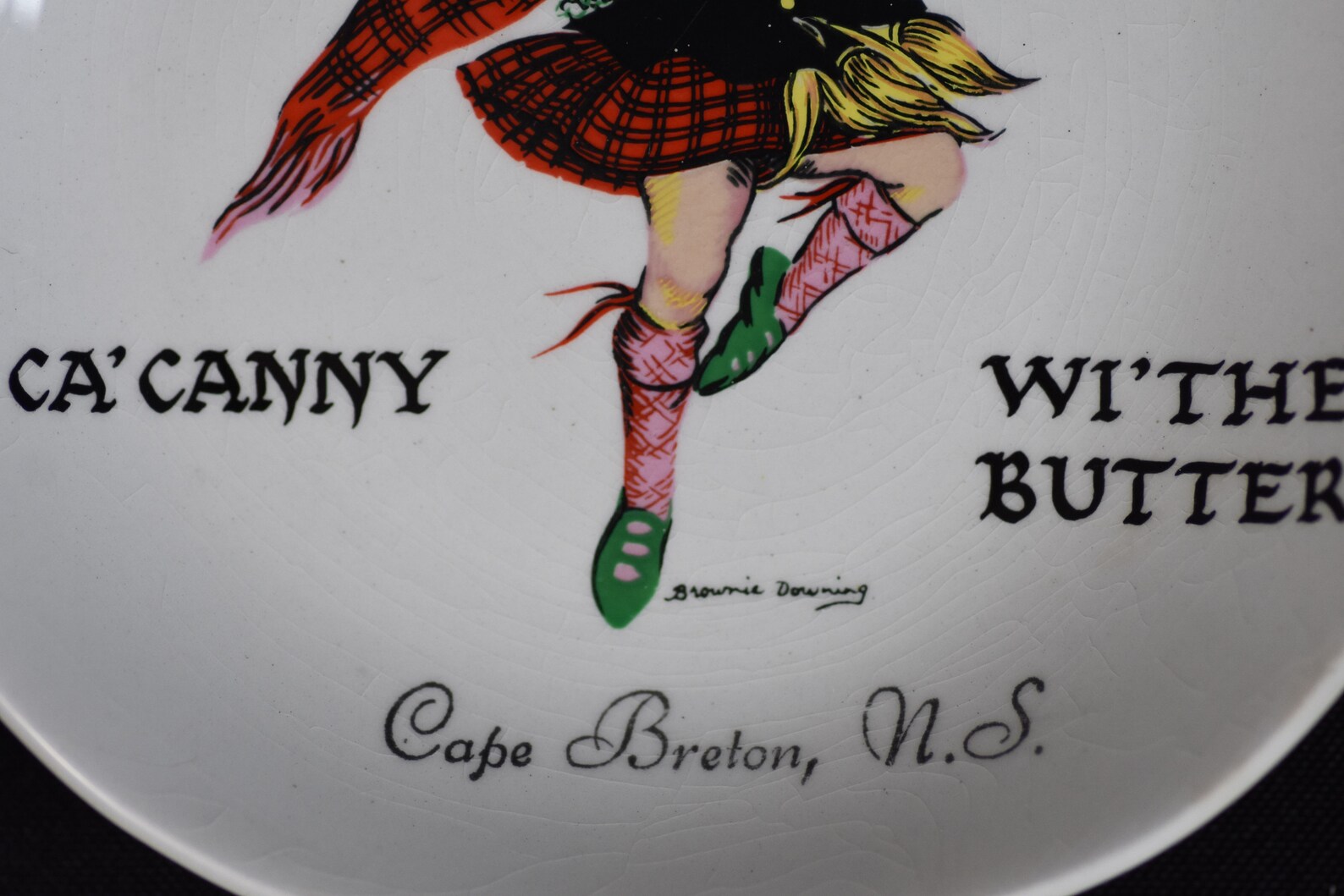 Vintage 1960s Cape Breton Nova Scotia Highland Scots Souvenir Etsy