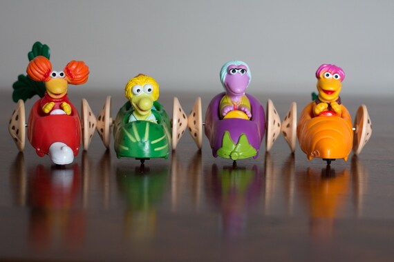 McDonald’s Happy Meal Fraggle Rock 1987 Set Of 4 Gobo,Red,Mokey,Boober /& Wembley
