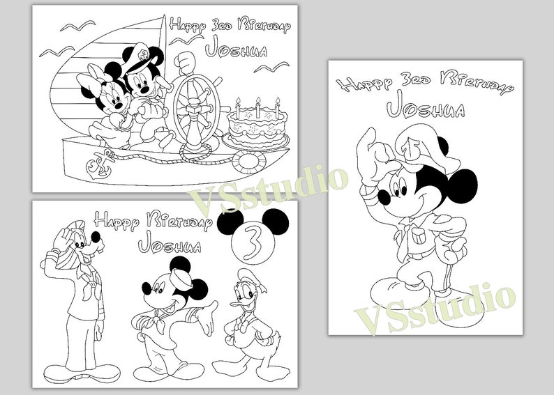 Partij Van De Verjaardag Van Het Zeeman Mickey Mouse Etsy