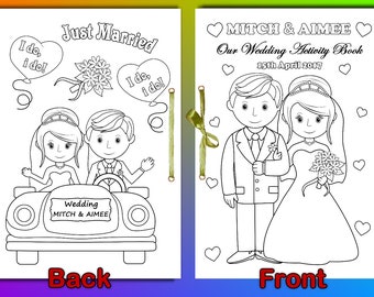 Download Wedding Coloring Book Etsy