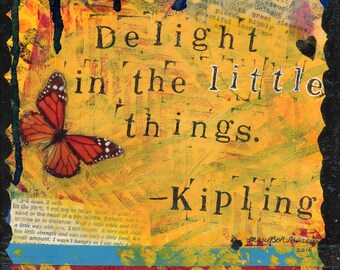 Little Things- Original Mixed Media Wall Art