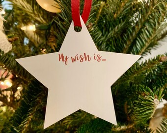 Star Wish Tree Tags, Holiday Wish Tree Tags, Christmas Wish Tree Tags, Listing for TAGS ONLY