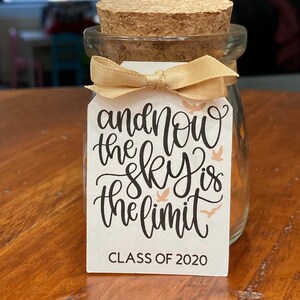 And Now the Sky is the Limit Tags, Graduation Tags, Class of 2025, Graduation Party Tags, 2025 Graduation Party Decor, TAGS ONLY