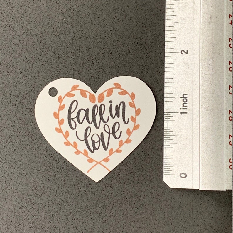 Fall in Love Tags Fall Wedding Favor Tags Fall Bridal Shower Etsy