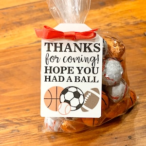 Thanks for coming, hope you had a ball tags