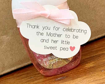 Cloud Baby Shower Thank You Tags, Thank You For Showering the Mother to Be Tags, Cloud Tags, Baby Shower Tags