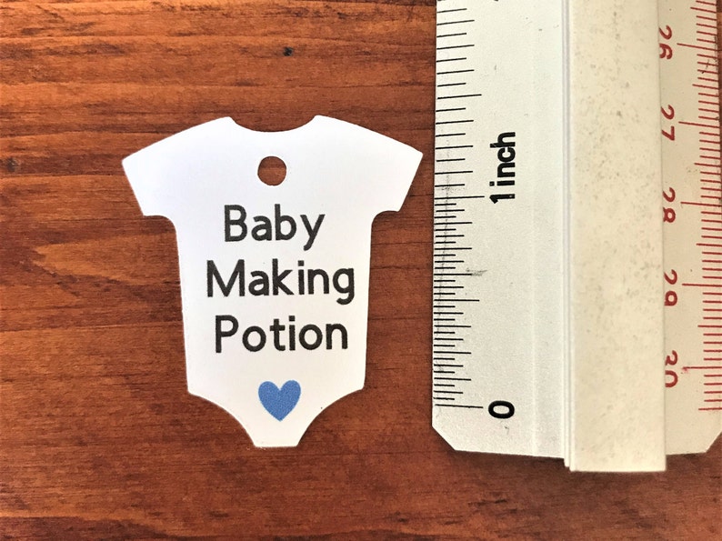 Baby Making Potion Tags, Liquor Nips Favor Tags, Mini Liquor Bottle ...
