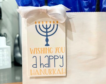 Hanukkah Tags, Happy Hanukkah Tags, Hanukkah Gift Tags, Listing for TAGS ONLY