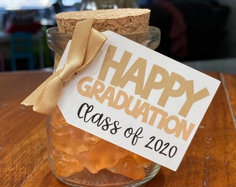 Happy Graduation Favor Tags, Class of 2024 Decor