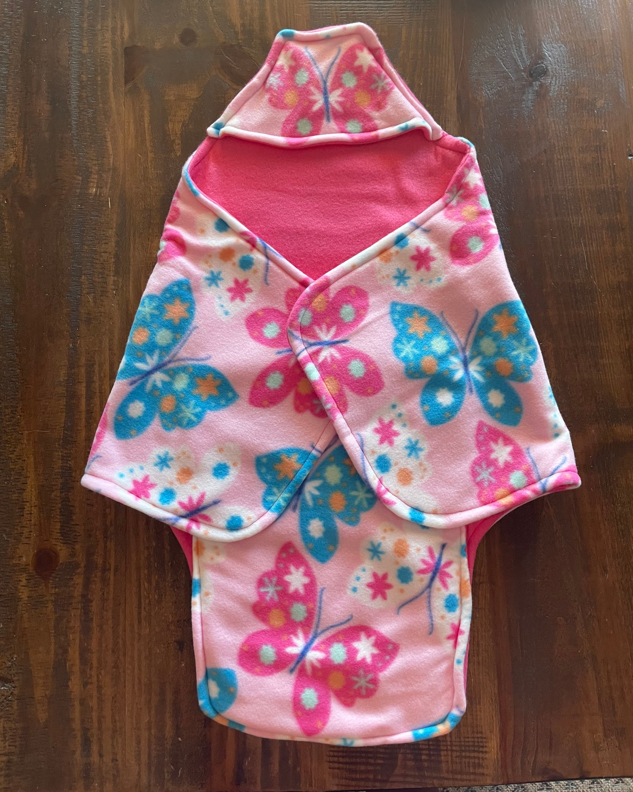 Fleece Baby Blanket Wrap 0 to 6 Months Etsy