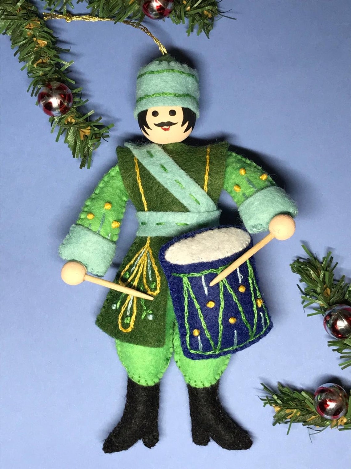 12 Days of Christmas 9 Drummer Drumming Etsy