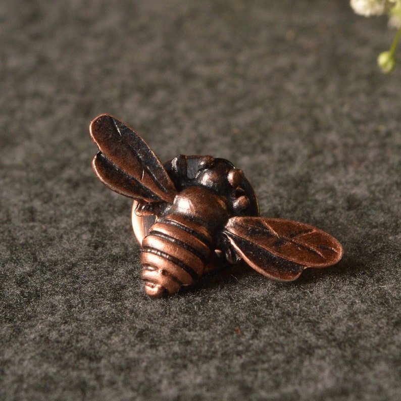 Bee Lapel Pin Etsy