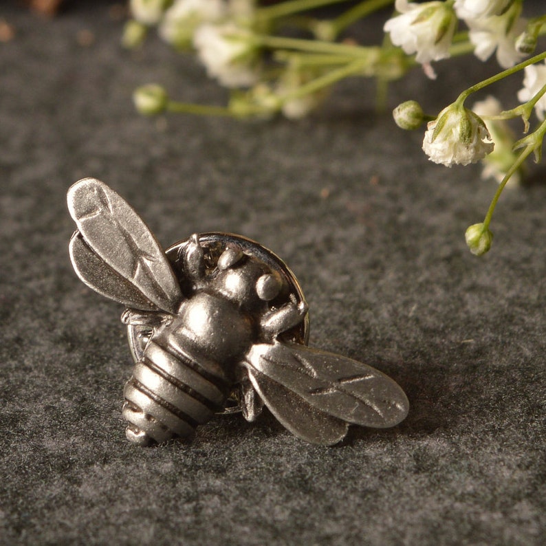 Bee Lapel Pin Etsy