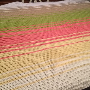 Striped Lap Blanket