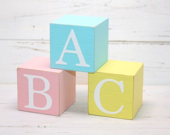 large abc blocks for centerpieces