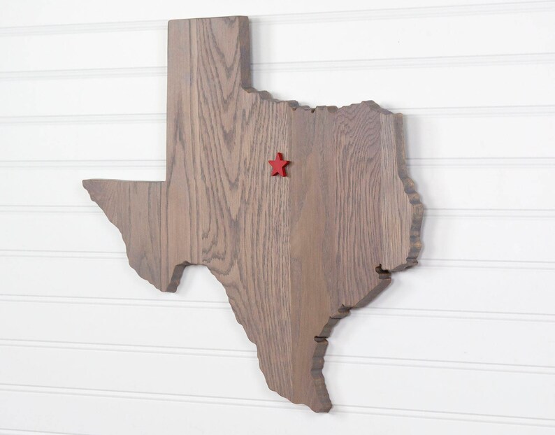 Texas Shape Rustic Texas State Shape Wood Sign Cutout Wall Art. Modern Rustic, Farmhouse ...