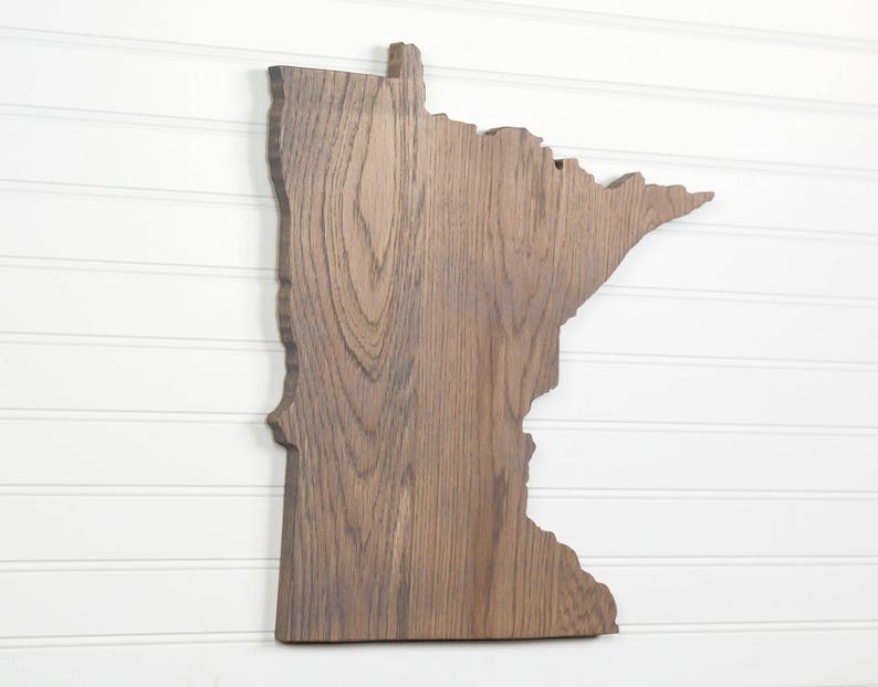 Minnesota State Shape Wood Sign Cutout Wall Art. Modern - Etsy