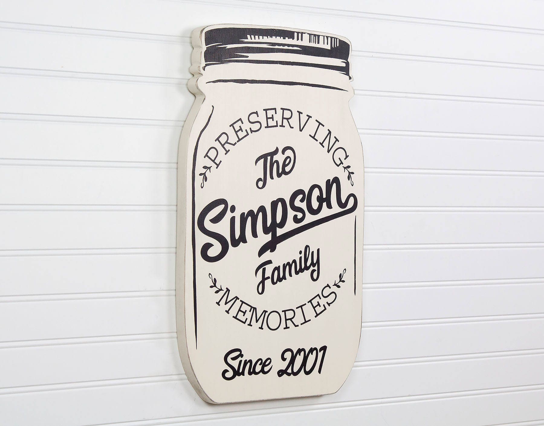 Personalized Mason Jar Shape Wood Cutout Sign Wall Art. Etsy