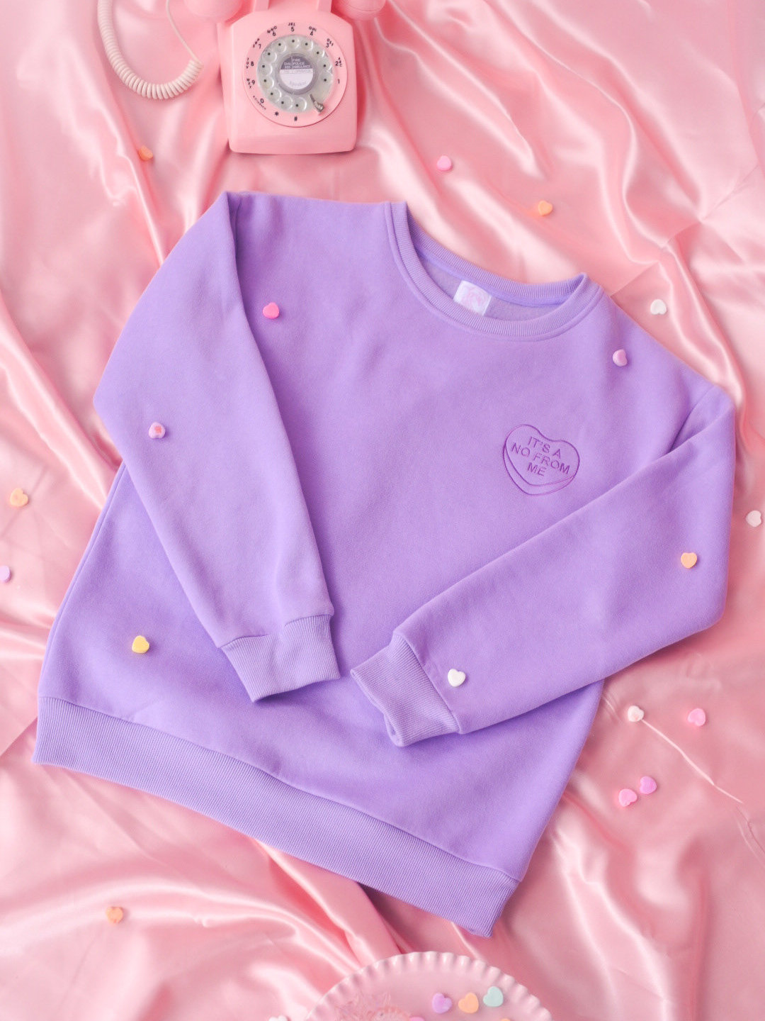 Purple Bitterhearts Sweatshirt Valentine's Day Gift Bag Etsy