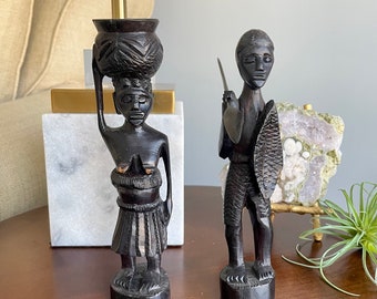 Wood African Figures
