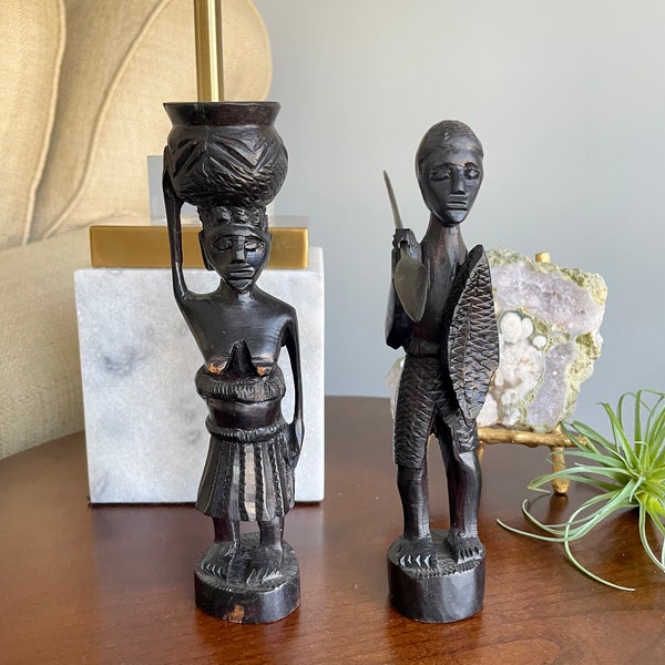 Wood African Figures