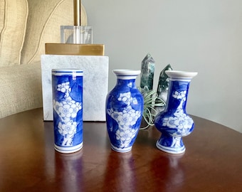 Chinoiserie Cherry Blossom Vases