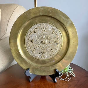 Brass Mayan Calendar