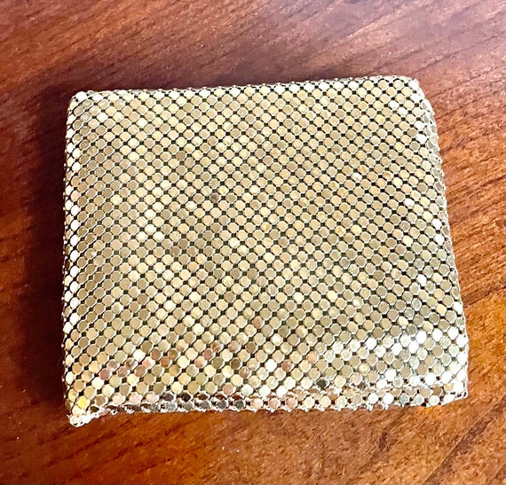 Restroom Mesh Gold Metal Wallet - image 2