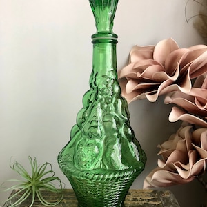 Fruit Basket Glass Decanter