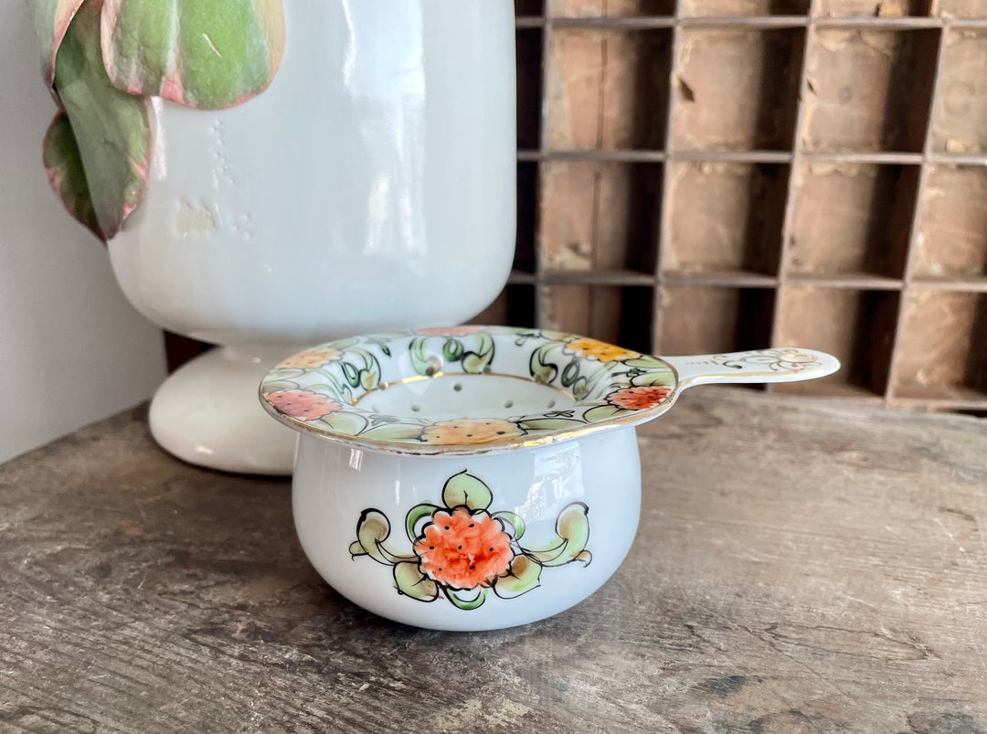 Vintage Nippon Tea Strainer Etsy