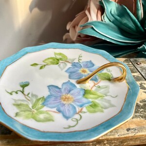 Beautiful Hand Painted Loop Dish or Server