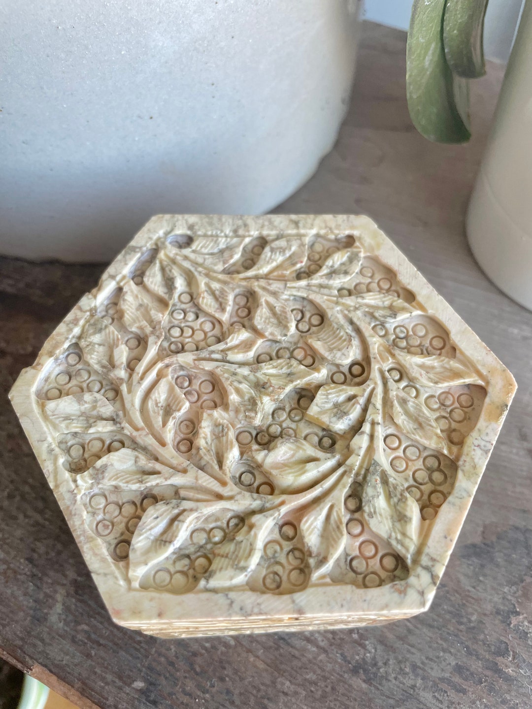 Soapstone Jewelry Box Etsy