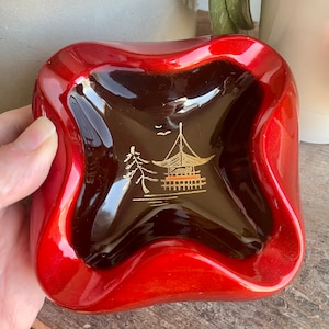 Asian Wonky Shaped Ashtray
