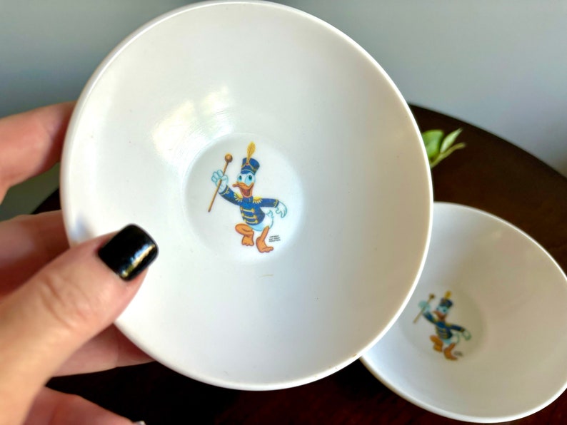 Disney Plastic Child Cereal Bowls Etsy