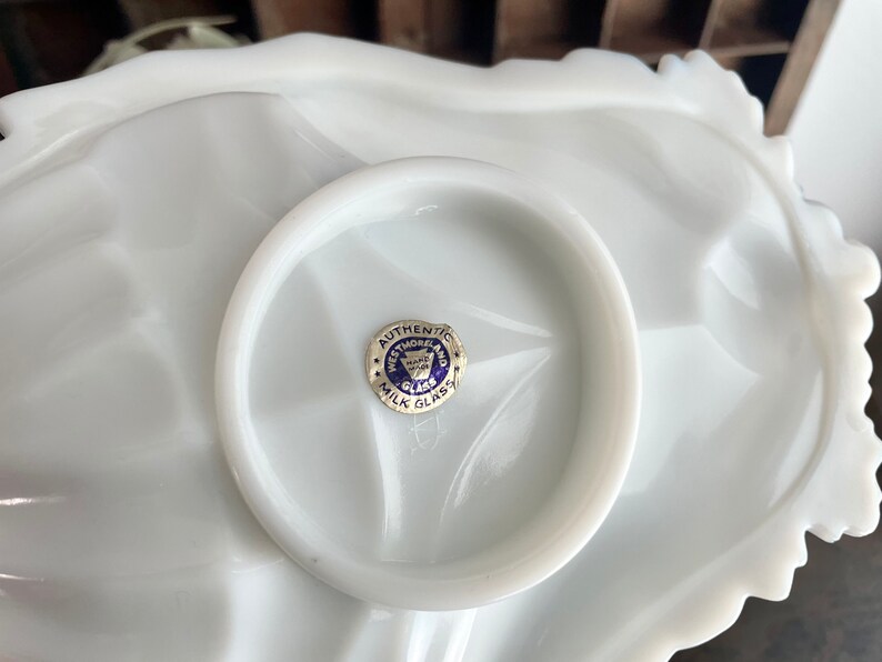 Westmoreland Milk Glass Hands Etsy