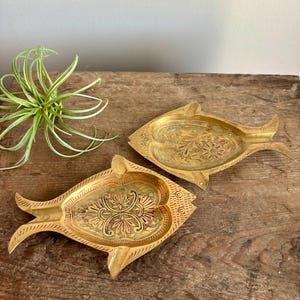 Vintage Brass Ashtrsy