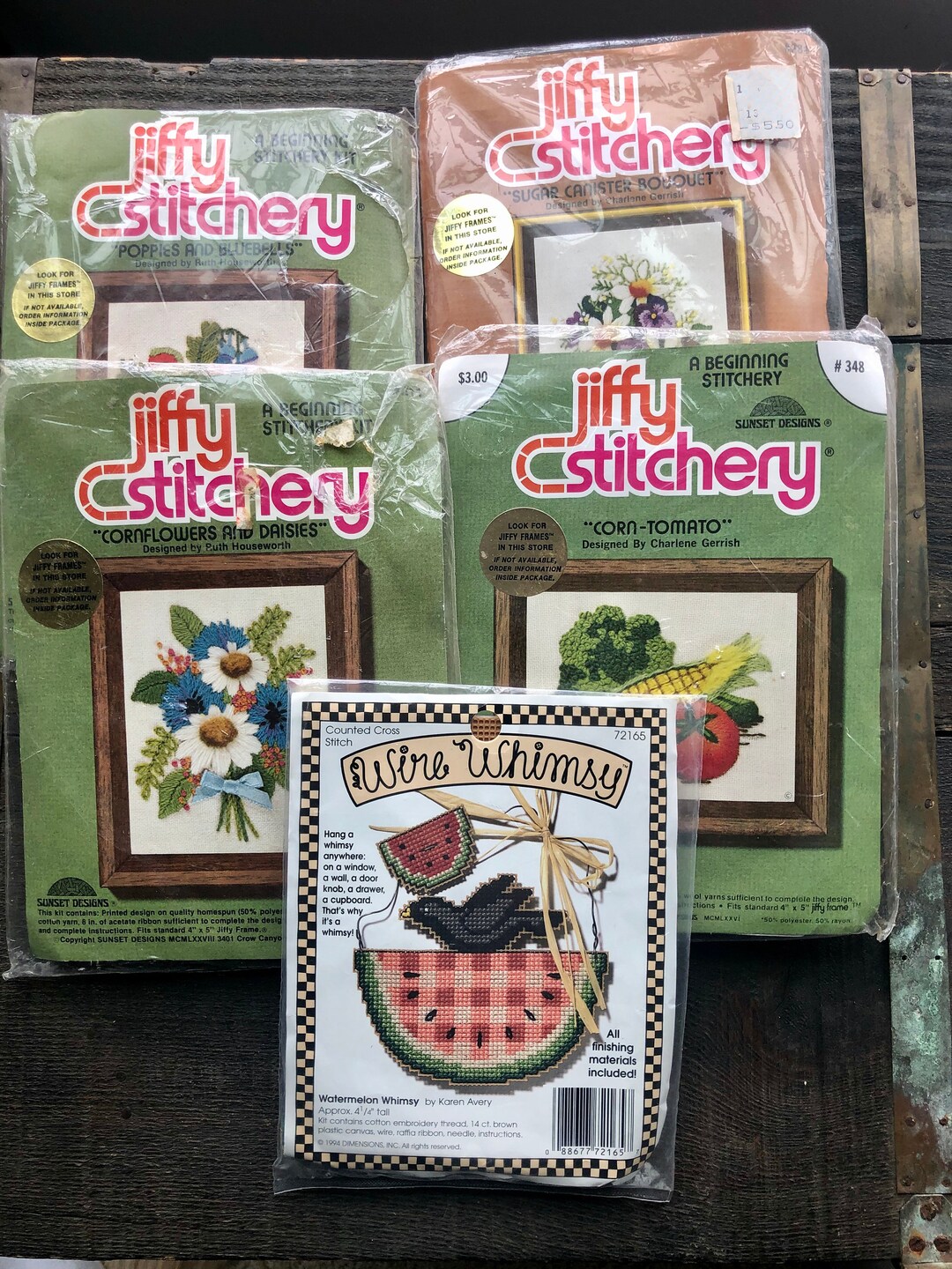 Vintage Stitchery Crewel Kits - Etsy