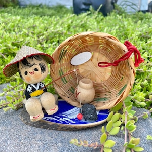 Kokeshi Doll Fisherman