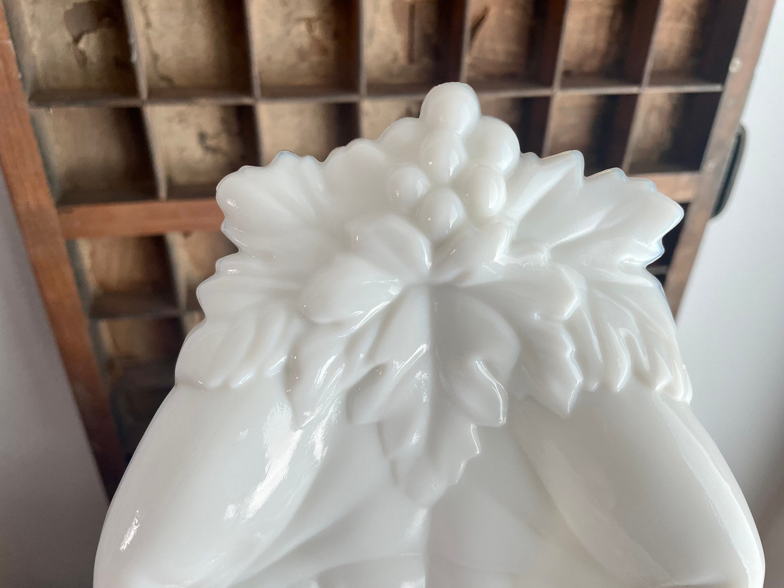 Westmoreland Milk Glass Hands Etsy
