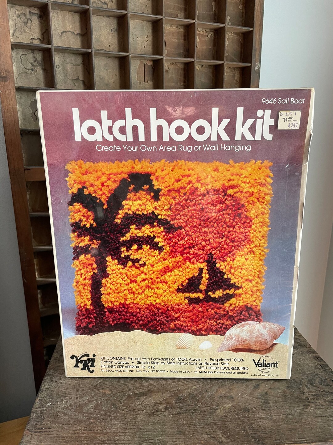 Valiant Sunset Latch Hook Etsy