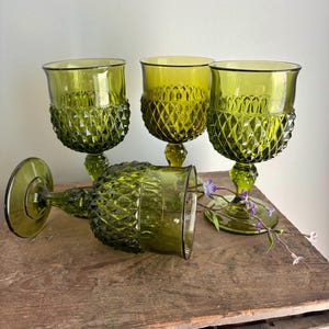 Tiara Diamond Point Goblets