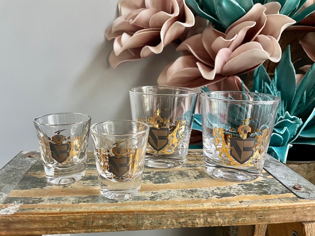 Retro Bar Glasses Etsy